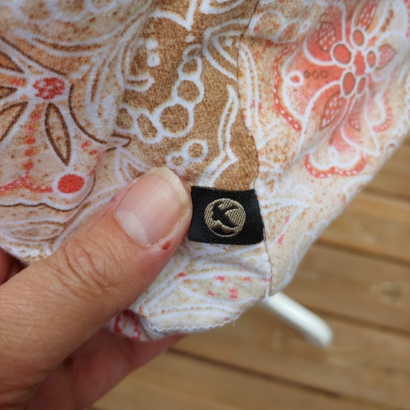 Floral wide strap tank - Picture 3 of 5